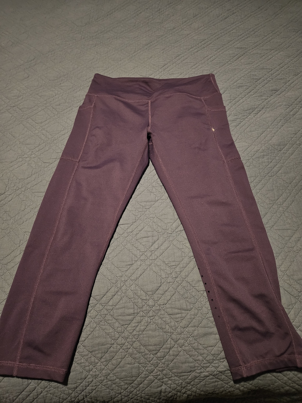 Constantly Varied Gear Deep Plum Leggings with Side Pockets
